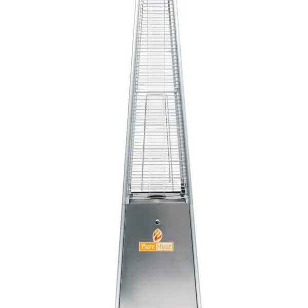 Pure Heat PureHeat Pyramid Style Gas Patio Heater In Stainless Steel