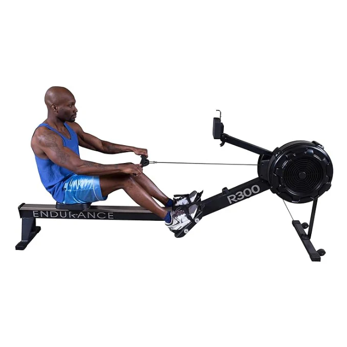 Body Solid Endurance Commercial Rower, Black, R300 - Image 1