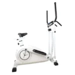 MF Elliptical and Upright Exercise Bike, 2 in 1 Cardio Trainer with Heart Rate| MF-CT-187