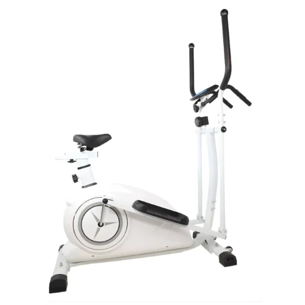 MF Elliptical and Upright Exercise Bike, 2 in 1 Cardio Trainer with Heart Rate| MF-CT-187