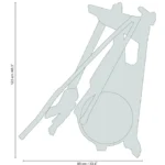 BH Fitness, Easystep Dual Cross Trainer Foldable Elliptical Bike, G2518, Silver - Image 6