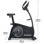 NordicTrack New GX LE Upright Bike | 26-Level Silent Magnetic Resistance | 5" LCD Display & Tablet Shelf | Bluetooth & USB-C Charging | Ergonomic Seat & Foot Pedals | 9kg Flywheel - Image 4