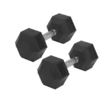 Ta Sports, Rubber Hex Dumbbell Pair 42.5Kg - Image 2
