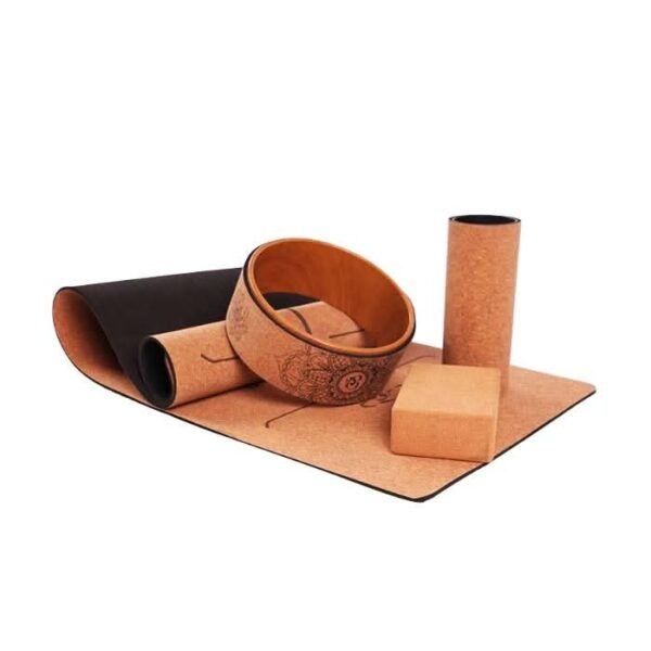 1441 Fitness Premium Cork Yoga Set