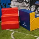 DS 3-Step Foam Stair - Red/Blue - Image 2