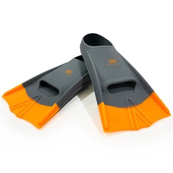 DS Speed Fins Gray/Orange - UK 1-3
