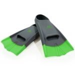 DS Speed Fins Gray/Green - UK 7-9