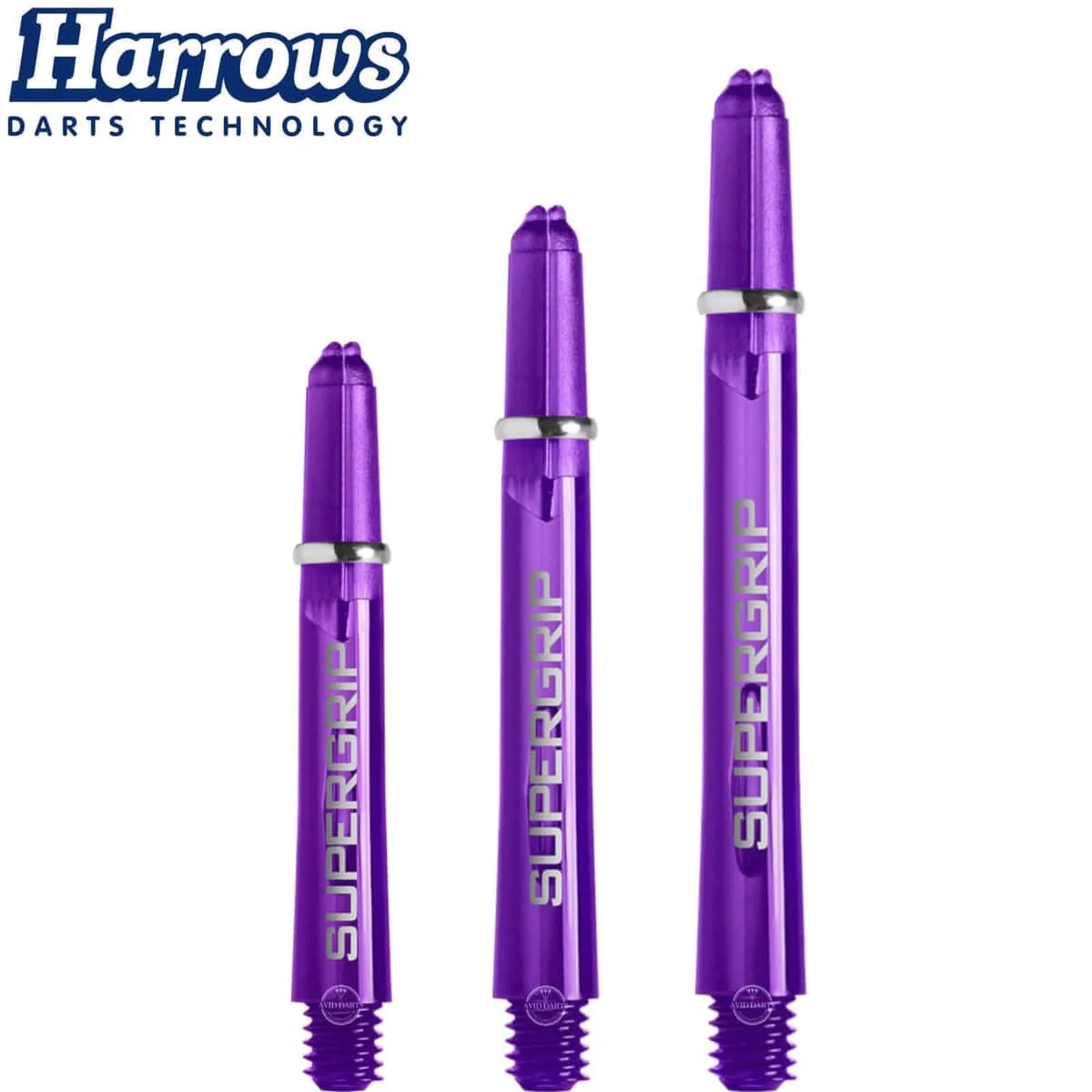 Dark_Purple_1200x_c0a2f5ee-50ab-4592-9b71-7a38d580b9fe_3000x.webp Harrows, Supergrip Nylon Dart Shafts 19 Grams, Purple - Image 1