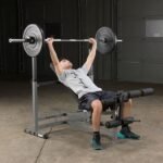 Body Solid GDIB46L PowerCenter Combo Bench – 6-Position Bench with Squat Station - Image 5