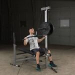 Body Solid GDIB46L PowerCenter Combo Bench – 6-Position Bench with Squat Station - Image 9
