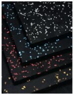 1441 Fitness Speckled Yellow Gym Flooring 100 x 100 (cm) - 20 mm Thickness - Image 4