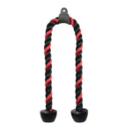 TA Tricep Rope, Black/Red