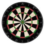 Harley Fitness Bristle Professional Dartboard with 6 Darts