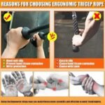 Harley Fitness Ergonomic Tricep Rope - Image 5