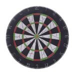 Harley Fitness Flocked Dartboard with 6 Darts - Image 2