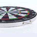 Harley Fitness Flocked Dartboard with 6 Darts - Image 5