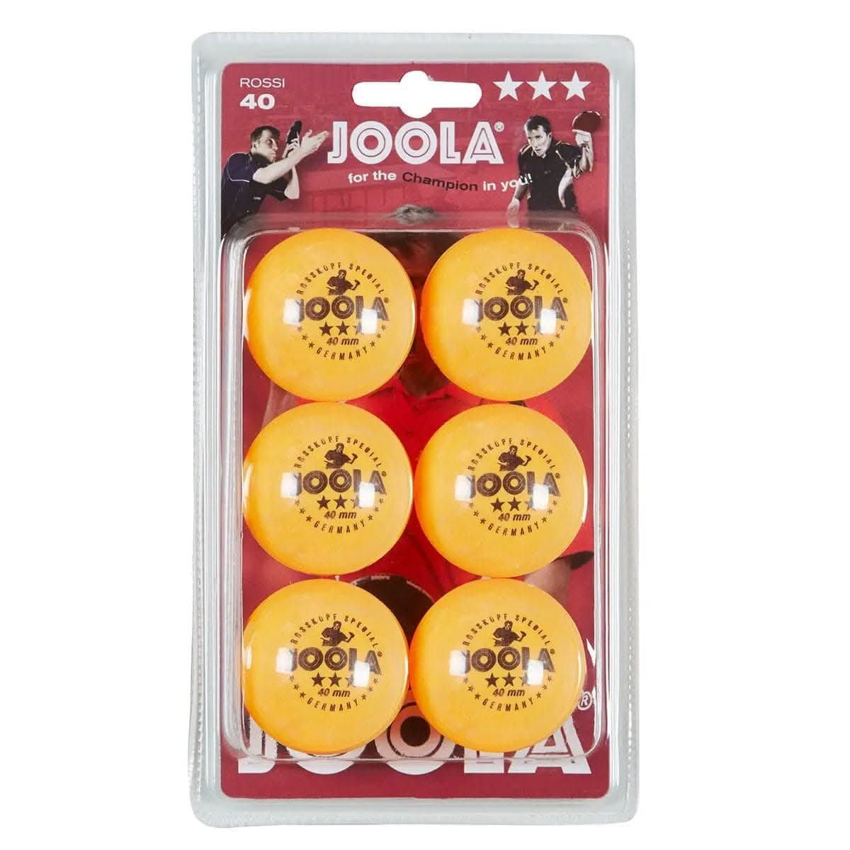 Joola-Rossi_-3-Star-Table-Tennis-Balls_-Pack-of-6-Joola-1673604989_3000x.jpg Joola Rossi, 3-Star Table Tennis Balls, Pack of 6 - Image 1