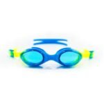 DS Junior Mirror Swimming Goggles - Blue/Yellow - Image 2