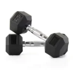 2.5 KG - Liftdex Rubber Hex Dumbbell Pair, 2.5 KG - 30 KG
