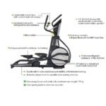 Lifespan Fitness E3i+ Elliptical Cross Trainer - Image 4