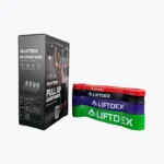 Liftdex Resistance Band Set (4): Strength Training | Rehab | Home Gym | Portable