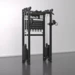 Liftdex FT3 Cable Functional Trainer – Slim 2:1 Pulley System with Dual 120 kg Stacks - Image 2