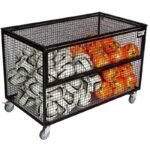 Mesh Storage Trolley (122cm x 61cm x 76cm)