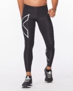 2Xu, Core Comression Tights, Ma3849B, Black/Silver - Image 3