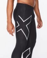 2Xu, Core Comression Tights X Large, Ma3849B, Black/Silver - Image 3