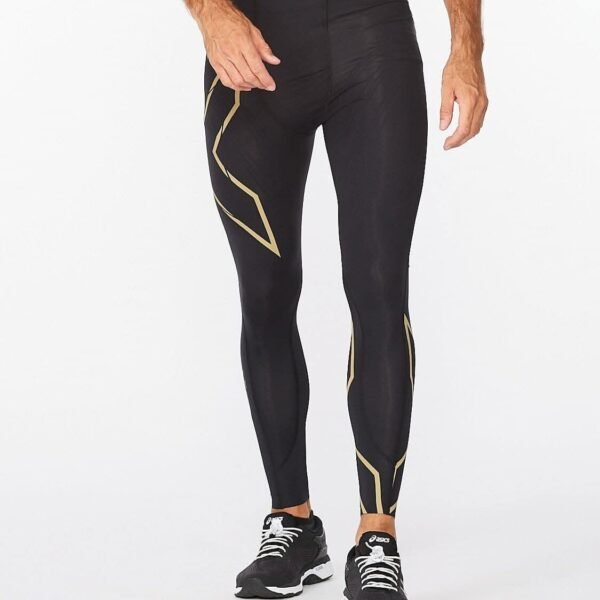 2Xu, Light Speed Compression Tight Small, Ma5305B, Black/Gold Reflective