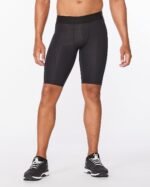 2Xu, Force Compression Shorts Large, Ma5366B, Black/Gold