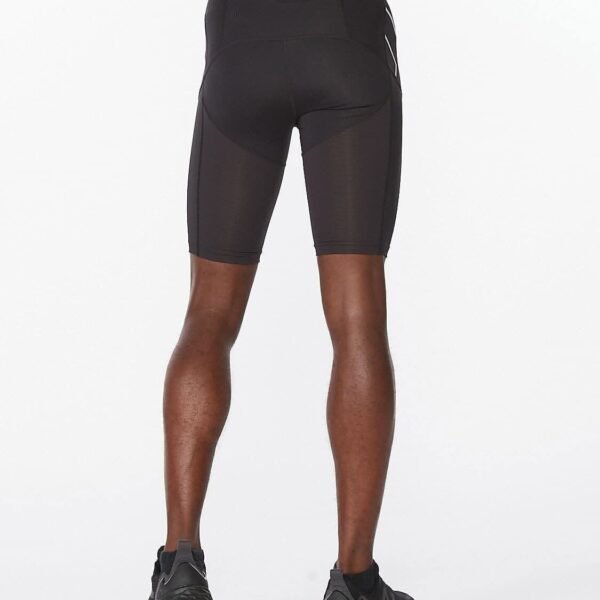 2Xu, Men'S Aero Vent Compression Shorts Medium, Ma6108B, Black/Silver Reflective