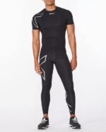 2Xu, Core Compression Short Sleeve Small, Ma6399A, Black/Silver - Image 3