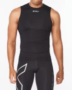 2Xu, Core Compression Sleeveless Small, Ma6400A, Black/Silver - Image 4