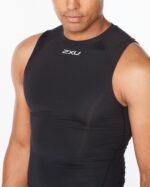2Xu, Core Compression Sleeveless Small, Ma6400A, Black/Silver - Image 6