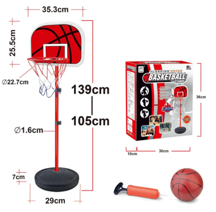 MF-0731-1_1750x.webp MF Portable Outdoor Mini Adjustable Basketball Hoop with Board & Stand Set | MF-0731 - Image 1