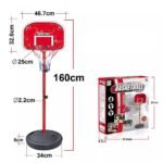 MF Adjustable Basketball Hoop with Board & Stand for Kids & Adults