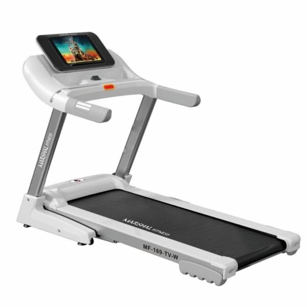 White - MF 3.5HP 100KG Treadmill | MF-169-TV