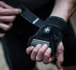 Harbinger Lifting Grips, Black - Image 3