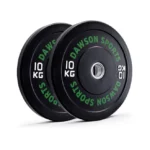 DS Rubber Bumper Plates (w/ upturned ring) - 10kg