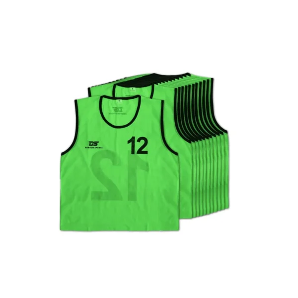 DS Numbered Mesh Bibs (1-12), Set of 12