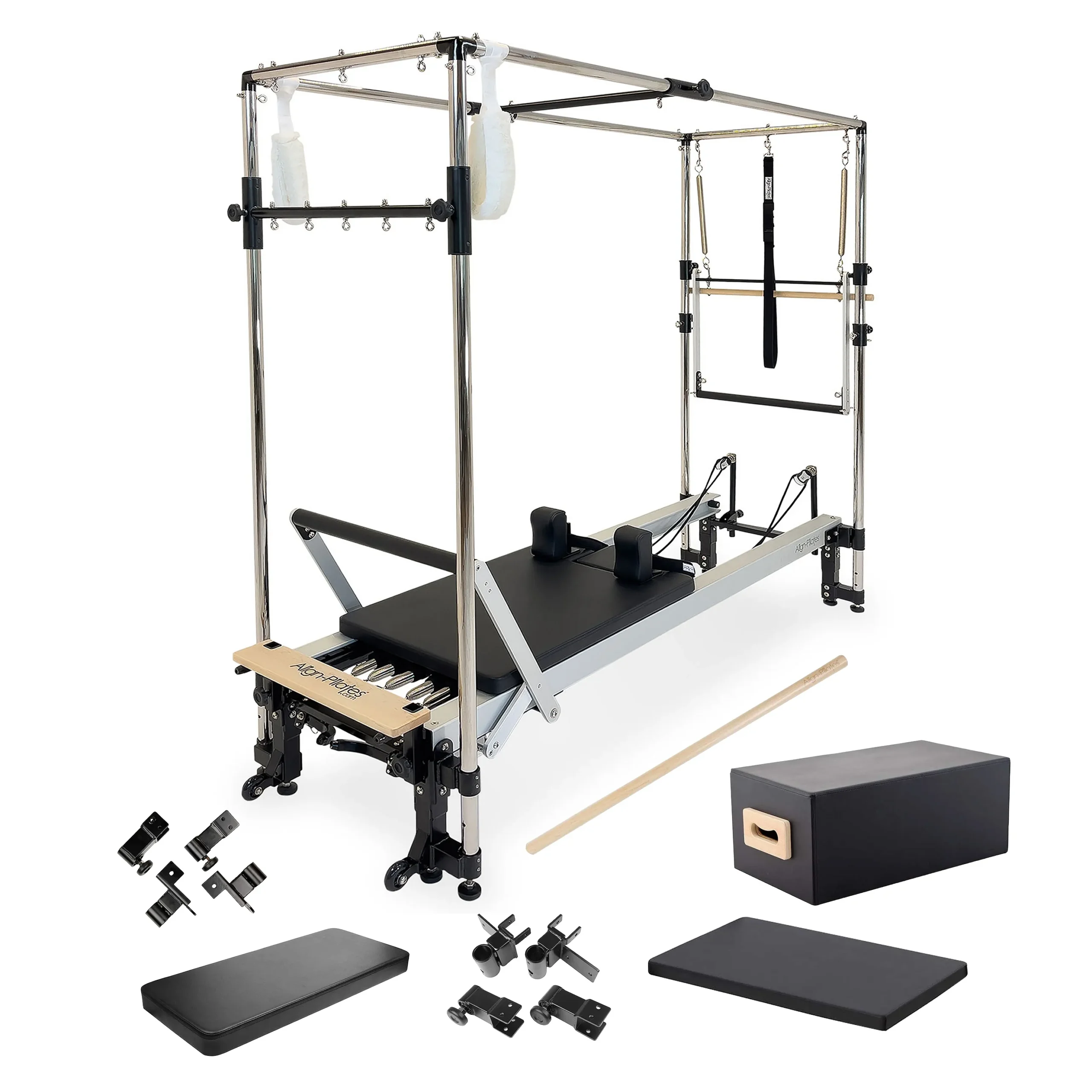 PAPREFORMERC8FC-BUN-M_3000x-scaled-1.webp Align-Pilates C8-Pro Pilates Reformer with Full Cadillac - Image 1