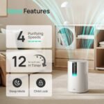 Dreo Macro AP505S Smart Air Purifier DR HAP005S with HEPA Filter for Large Rooms and Bedrooms - Image 7