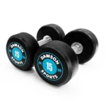 17.5 KG - DS Power-100 Rubber Dumbbells - Image 3