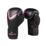 Reeva Boxing Gloves Leather, Pink - Image 3