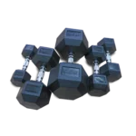 Ta Sports, Rubber Hex Dumbbell 10Kg