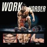 Sparnod Fitness SCD-10 Adjustable Dumbbells – Compact Strength Training Set - Image 3