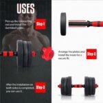 Sparnod Fitness Adjustable Dumbbells, SCD-30 - Image 4