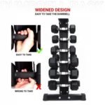Sparnod Fitness A-Frame 6-Tier Dumbbell Rack Stand (Dumbbells Not Included), SDR-02 - Image 6