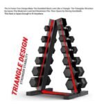 Sparnod Fitness A-Frame 6-Tier Dumbbell Rack Stand (Dumbbells Not Included), SDR-02 - Image 4